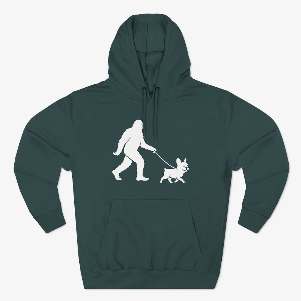 Bigfoot Walking frenchie Hoodie