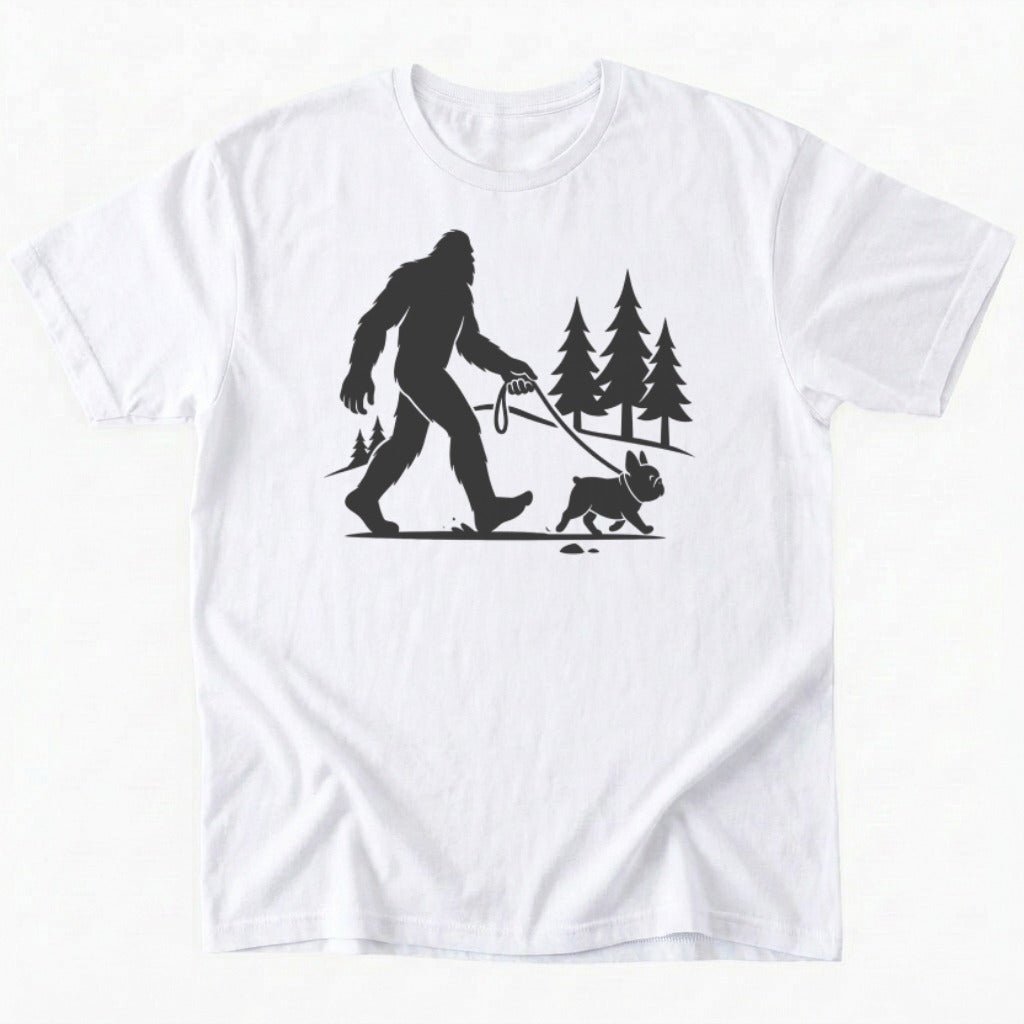 Bigfoot x Frenchie T-Shirt - White - Heartfur