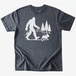Bigfoot x Frenchie T-Shirt - Dark Heather - Heartfur