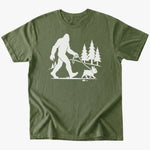 Bigfoot x Frenchie T-Shirt - Military Green - Heartfur