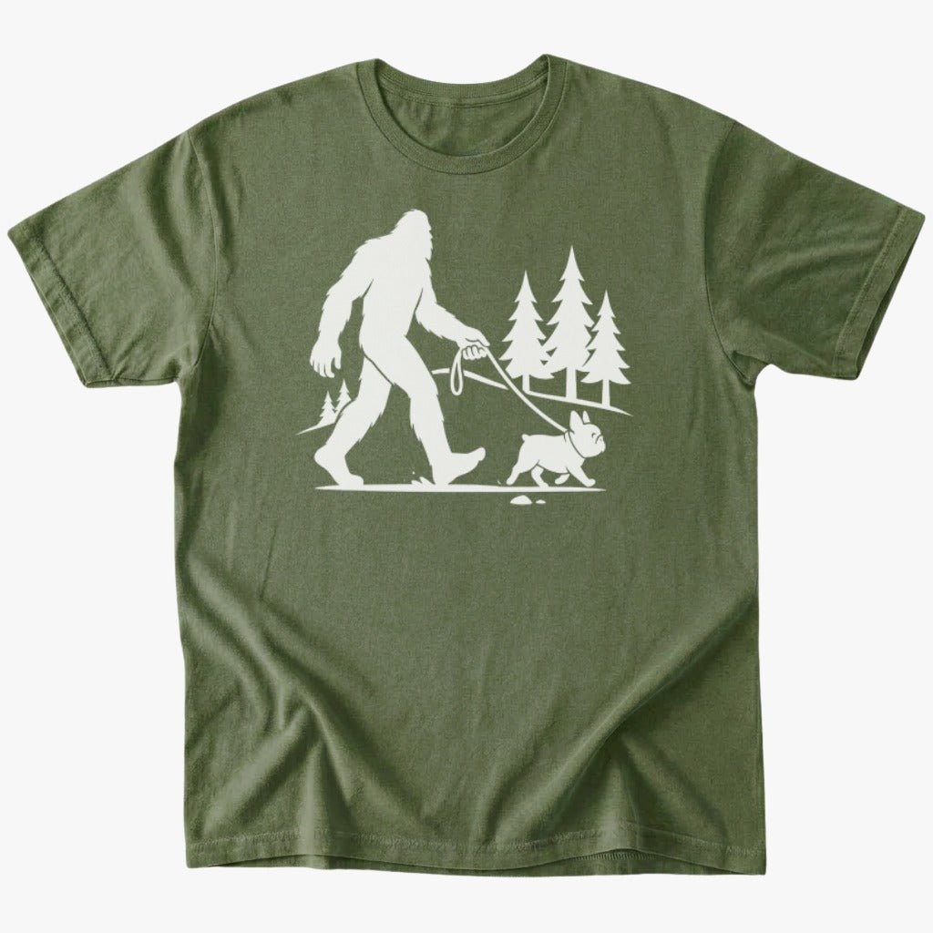Bigfoot x Frenchie T-Shirt - Military Green - Heartfur