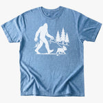 Bigfoot x Frenchie T-Shirt - Heather Indigo - Heartfur