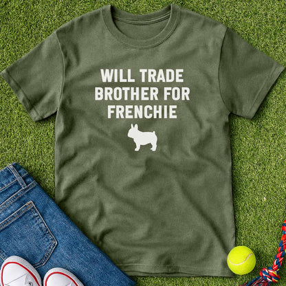 Brother for frenchie T-Shirt Military Green / S Heartfur