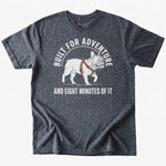 Built for adventure T-Shirt - Dark Heather - Heartfur