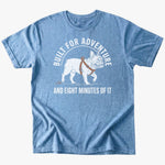 Built for adventure T-Shirt - Heather Indigo - Heartfur