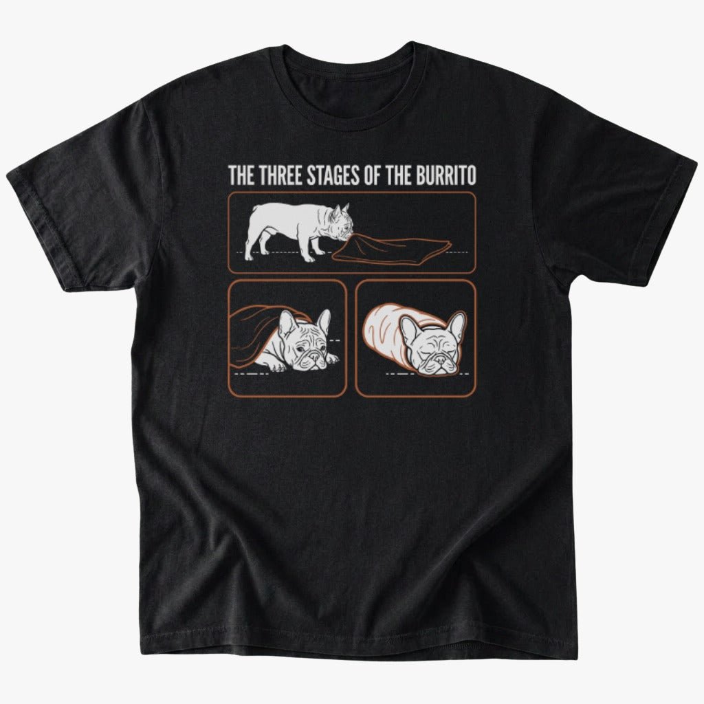 burrito stages T-shirt - Black - Heartfur
