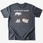 burrito stages T-shirt - Dark Heather - Heartfur