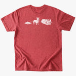 burrito T-shirt - Heather Red - Heartfur