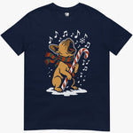 Candy Cane Caroler T-Shirt - T-Shirt - Heartfur