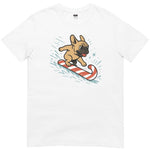 Candy Cane Surf T-Shirt - T-Shirt - Heartfur
