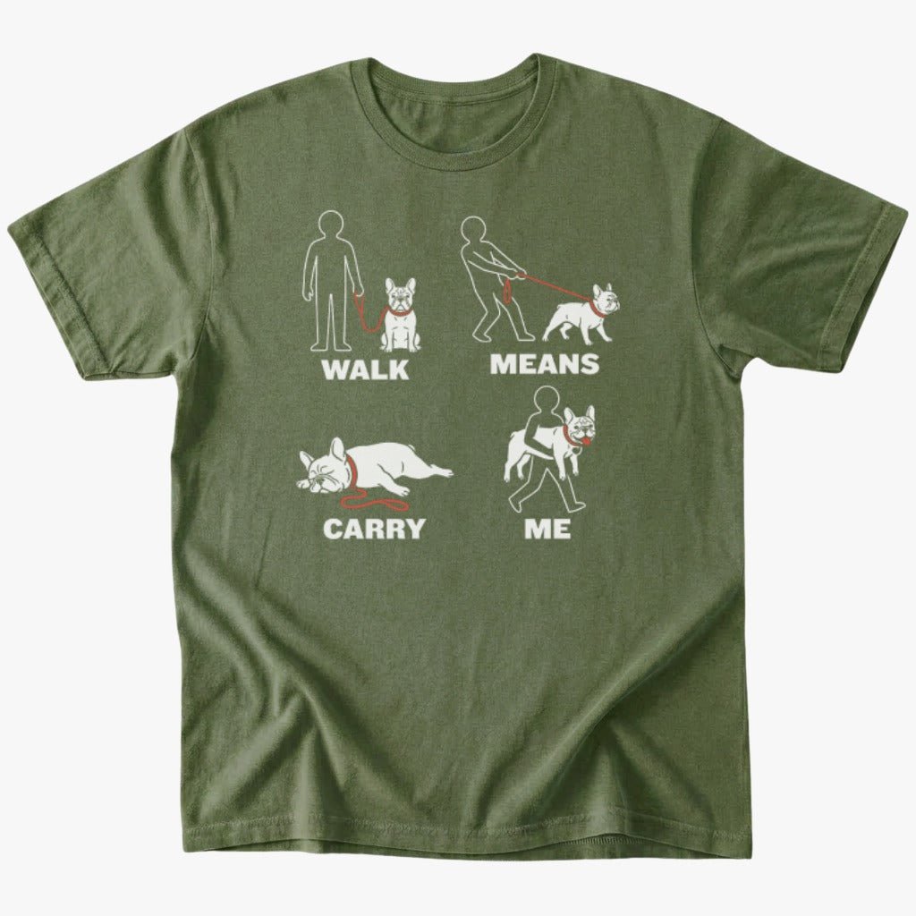 Carry Me T-shirt - Military Green - Heartfur