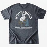 Chain of command T-shirt - Dark Heather - Heartfur