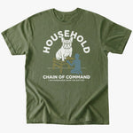 Chain of command T-shirt - Military Green - Heartfur