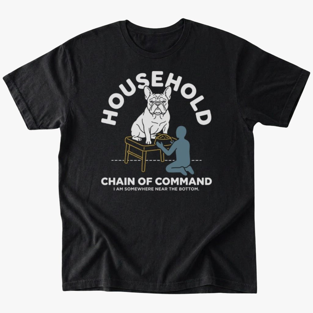 Chain of command T-shirt - Black - Heartfur