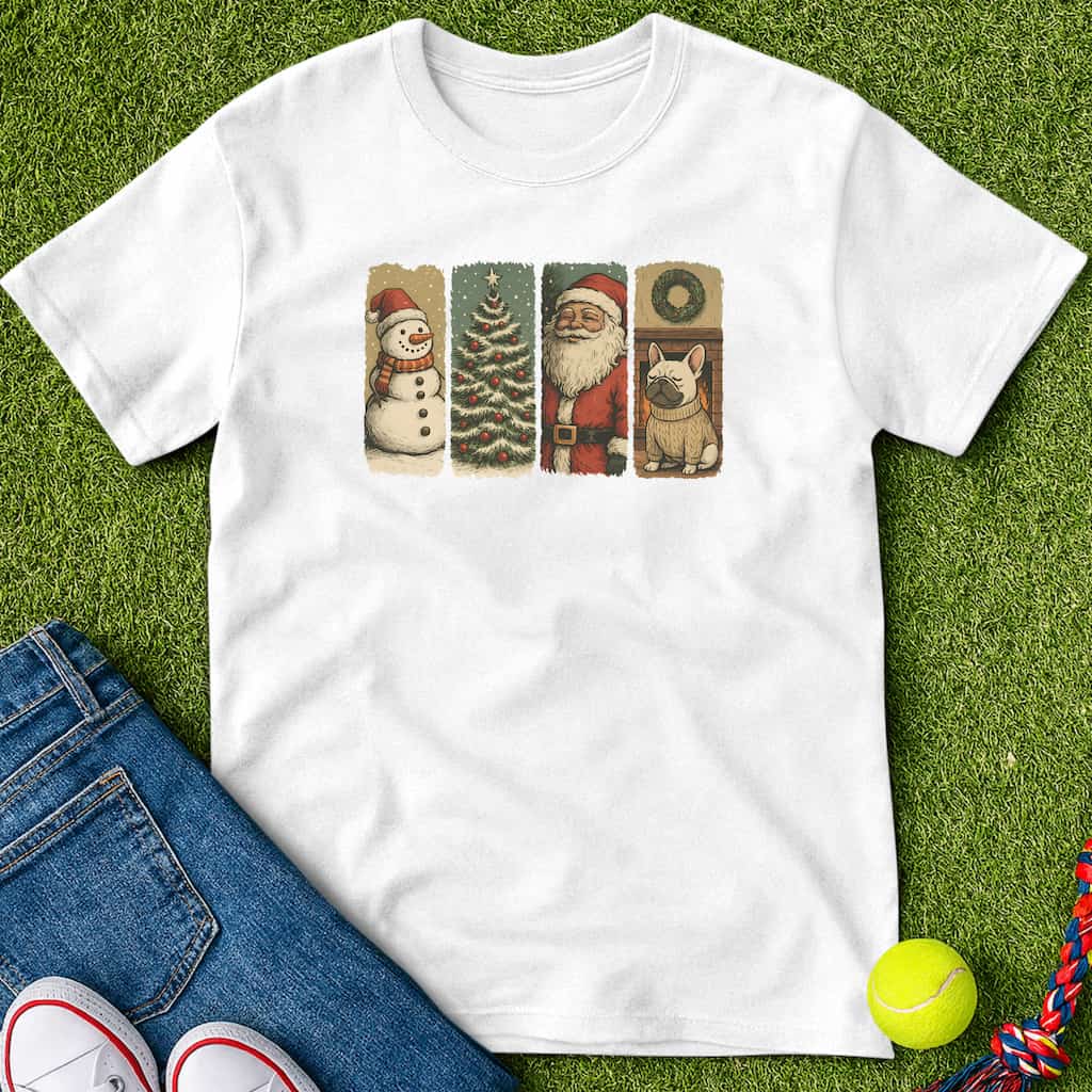 christmas essentials (frenchie edition) T-Shirt Heartfur
