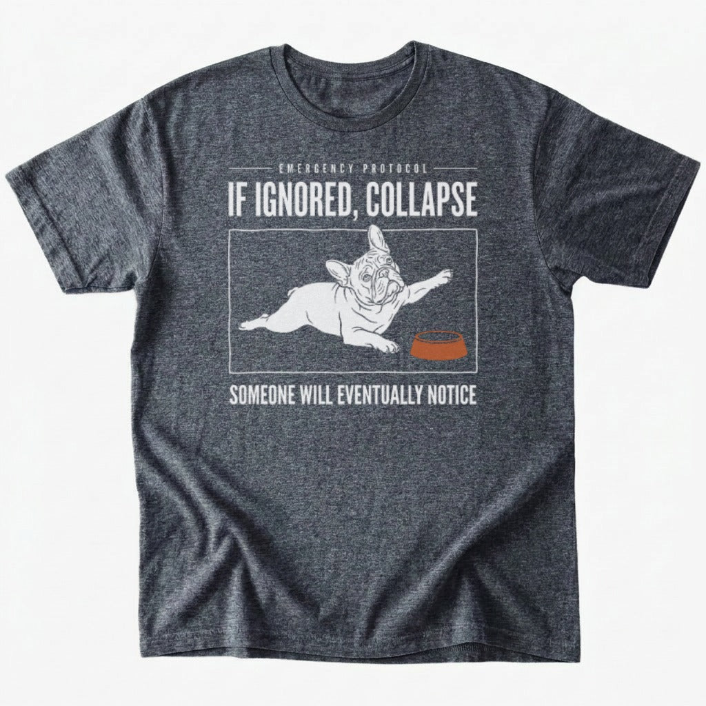Collapse T-Shirt - Dark Heather - Heartfur