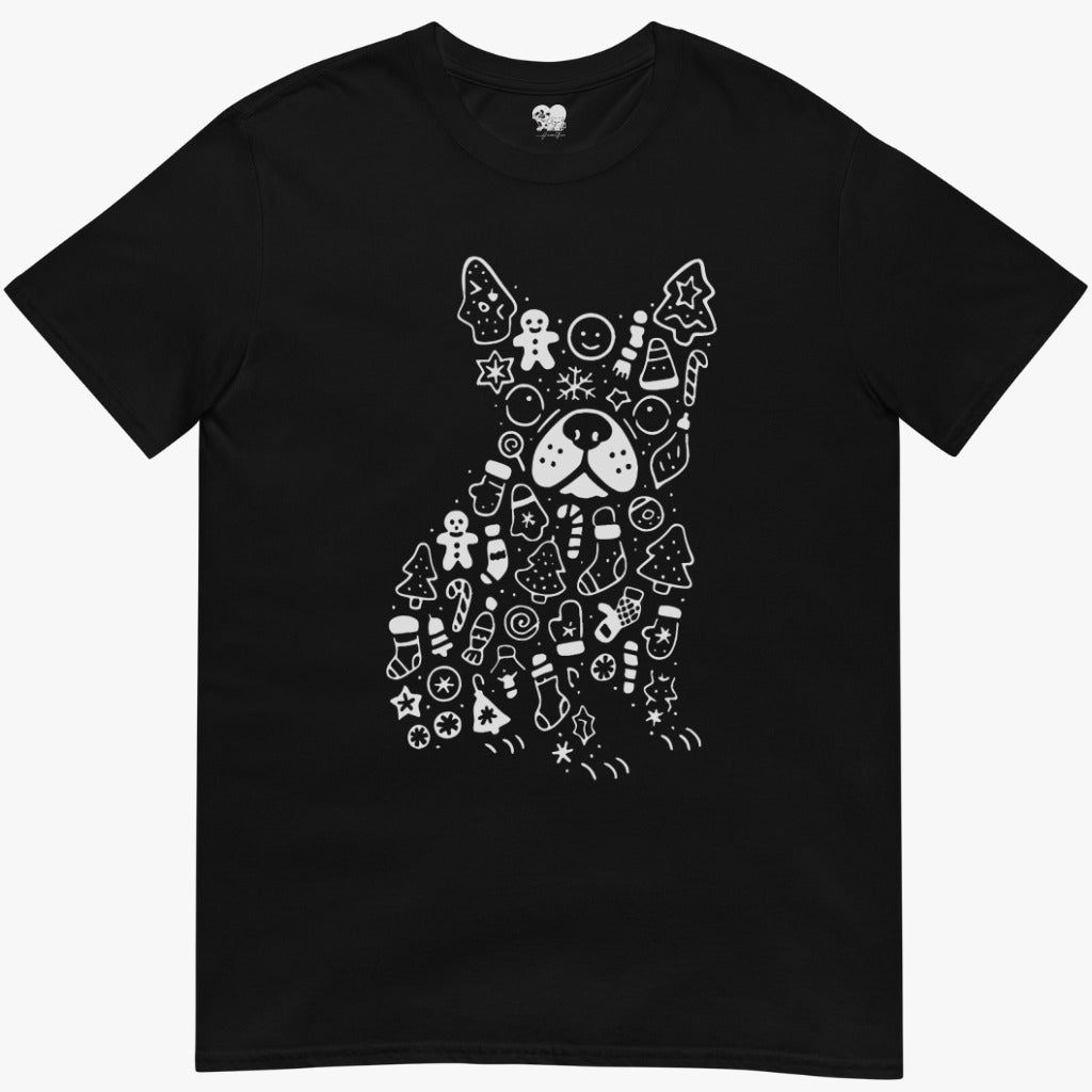 cute christmas Frenchie T-Shirt