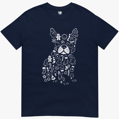 cute christmas Frenchie T-Shirt