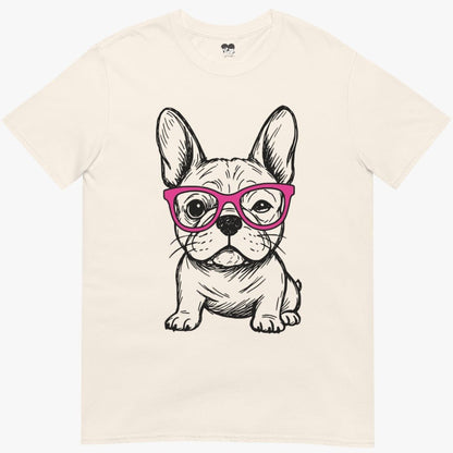 Cute Frenchie with glasses T-Shirt