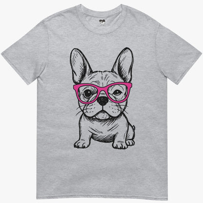 Cute Frenchie with glasses T-Shirt