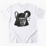 Darth Frenchie T-Shirt - White - Heartfur