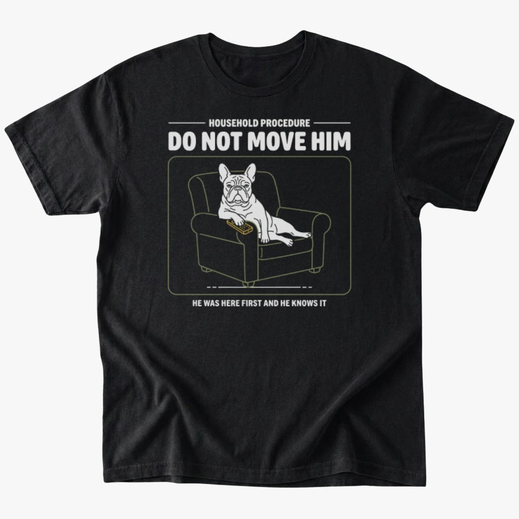 Do not move him T-shirt - Black - Heartfur