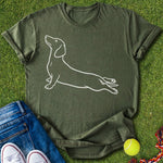 Doxie Yoga T-Shirt - T-Shirt - Heartfur