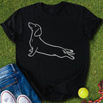 Doxie Yoga T-Shirt - T-Shirt - Heartfur