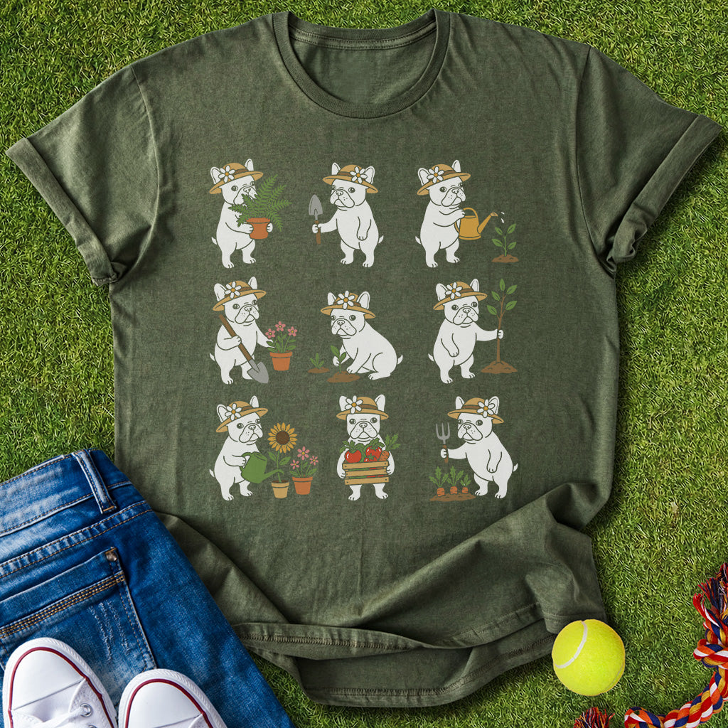 Frenchie Gardening T-Shirt