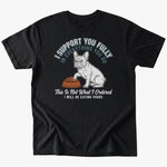 Eating Yours T-Shirt - Black - Heartfur