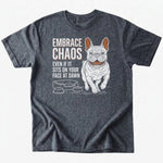 Embrace Chaos T-shirt - Dark Heather - Heartfur