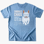 Embrace Chaos T-shirt - Heather Indigo - Heartfur