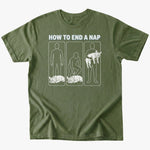End a nap T-Shirt - Military Green - Heartfur