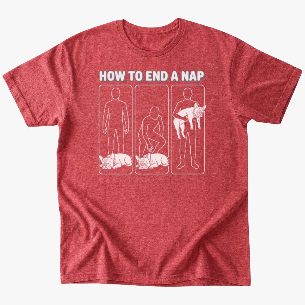 End a nap T-Shirt - Heather Red - Heartfur