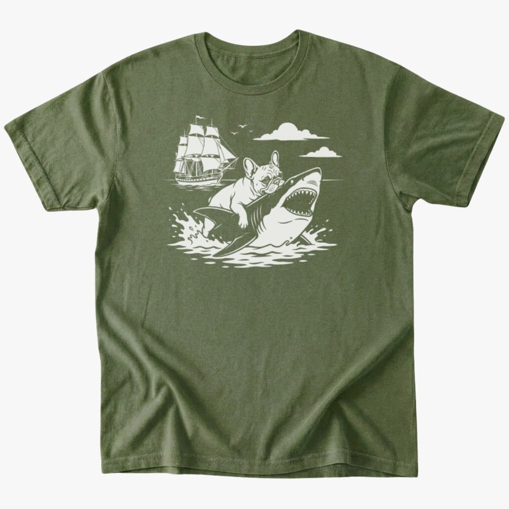 Fetch T-Shirt - Military Green - Heartfur