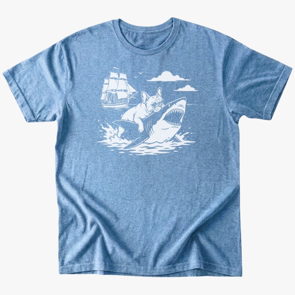 Fetch T-Shirt - Heather Indigo - Heartfur