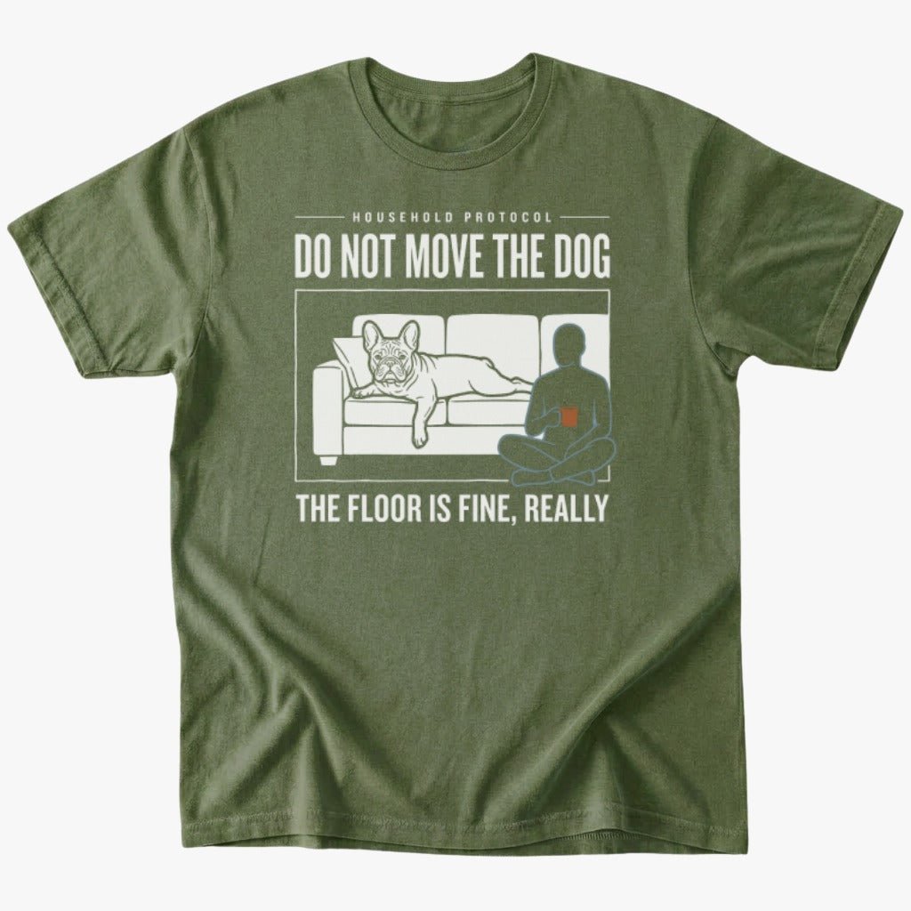 Floor is fine T-Shirt - Military Green - Heartfur