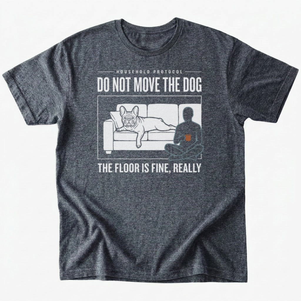 Floor is fine T-Shirt - Dark Heather - Heartfur