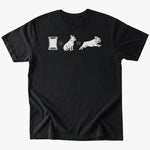 Food x frenchie T-shirt - Black - Heartfur