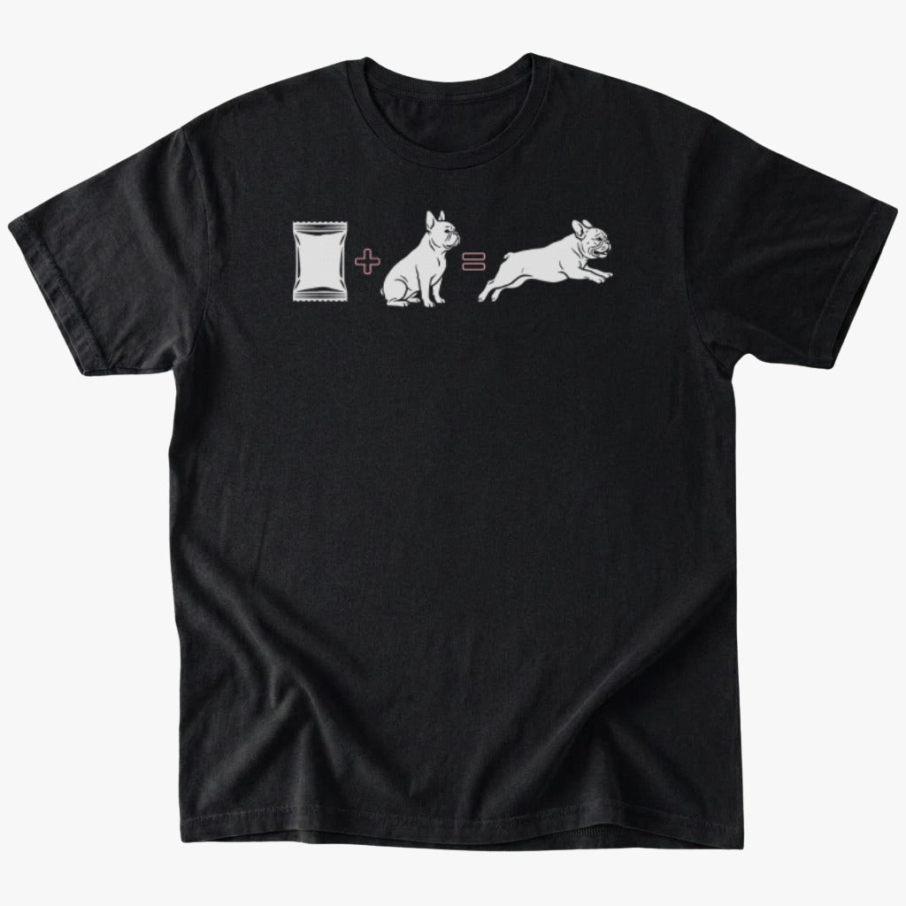 Food x frenchie T-shirt - Black - Heartfur