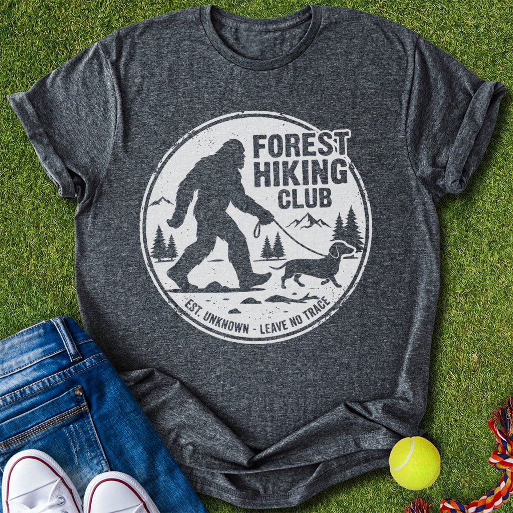Forest Hiking Club - Doxie T-Shirt - T-Shirt - Heartfur