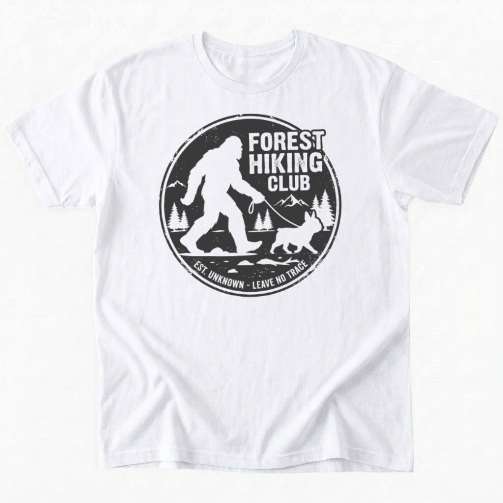 Forest Hiking Club T-Shirt - White - Heartfur