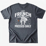 French Pressed T-shirt - Dark Heather - Heartfur