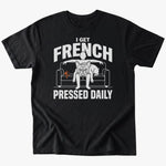 French Pressed T-shirt - Black - Heartfur
