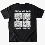 Frenchie 247 T-Shirt - Black - Heartfur