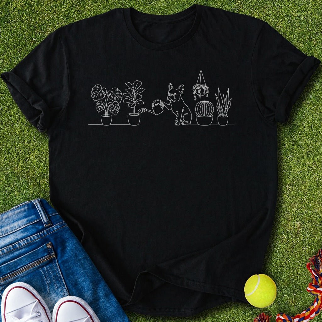 Frenchie and Plants T-Shirt