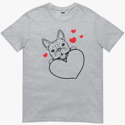 Frenchie big Heart T-Shirt