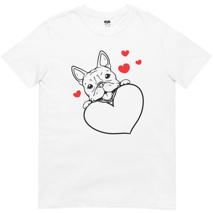 Frenchie big Heart T-Shirt