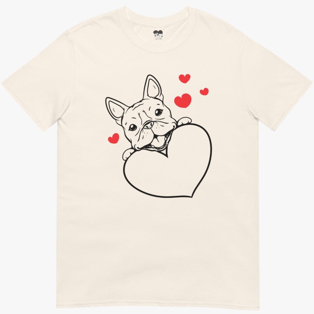 Frenchie big Heart T-Shirt