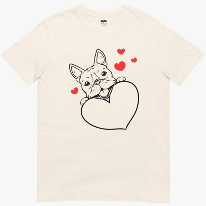 Frenchie big Heart T-Shirt